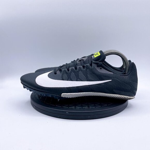 Nike Shoes Mens 9.5 Zoom Rival S 9 Track Spikes Sneakers 907564-017 Black White